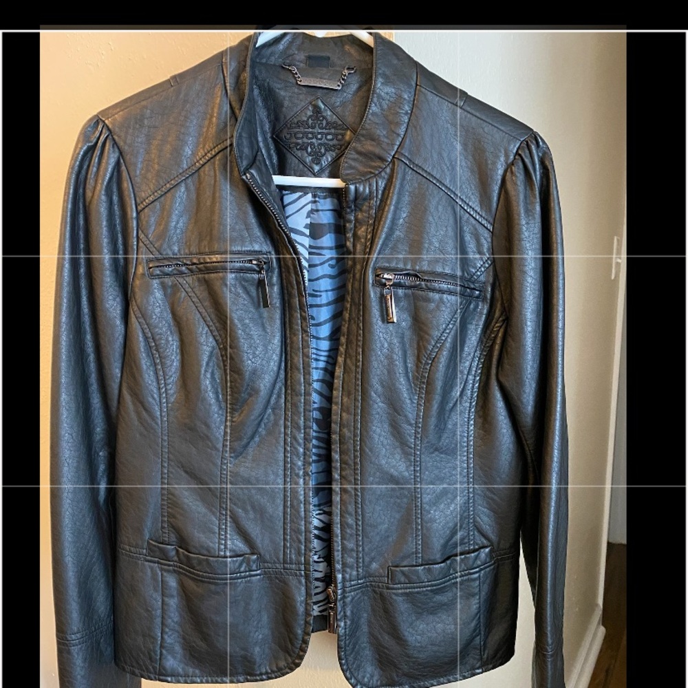 Jou Jou faux leather jacket